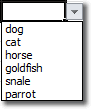 Drop Down List Display