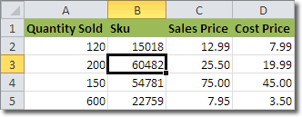 Excel Offset