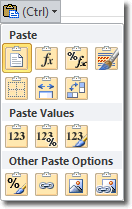 Smart tags in Microsoft Excel 2010