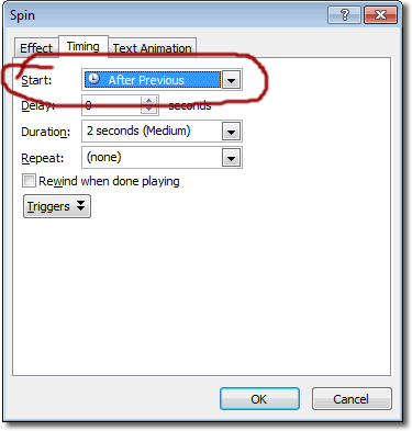 Animation Timing In PowerPoint