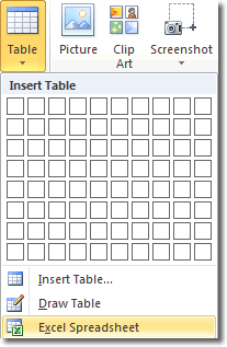 Insert Excel In PowerPoint