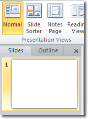 Slides And Outline Tabs