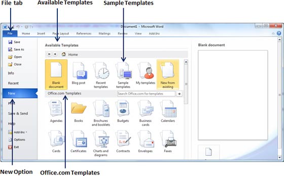 Word Use Templates