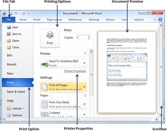 Printing Documents